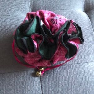 Homemade jewelry travel holder